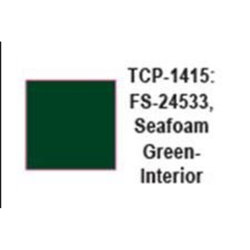 Tru Color TCP-1415, FS 24533, Seafoam Green Paint, 1 Ounce