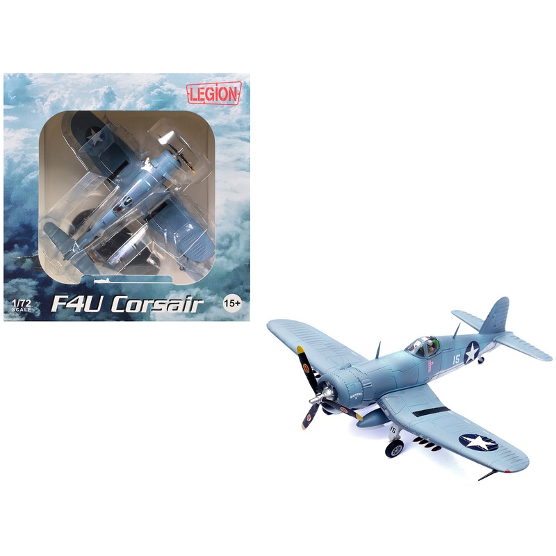 Vought F4U-1 Corsair Fighter Plane “Daphne ‘C’ 2nd Lt. James N. Cupp VMF-213 Hell Hawks Guadalcanal” (1943) United States Marines 1/72 Diecast Model Airplane by Legion