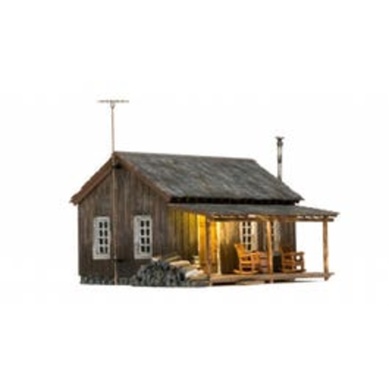 Woodland Scenics BR4955 N Rustic Cabin (Built up)