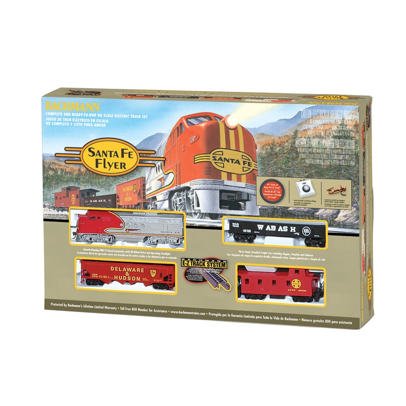 Bachmann 00647 SANTA FE FLYER  Train Set HO SCALE NEW
