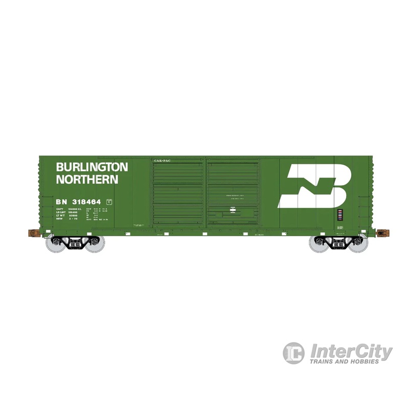 ExactRail EX-1003-8 HO Gunderson 5200 Boxcar – Burlington Northern #318481