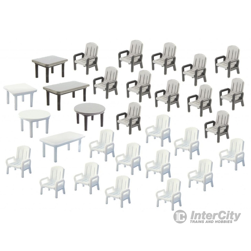 Faller 180439 HO 24 Garden chairs and 6 Tables