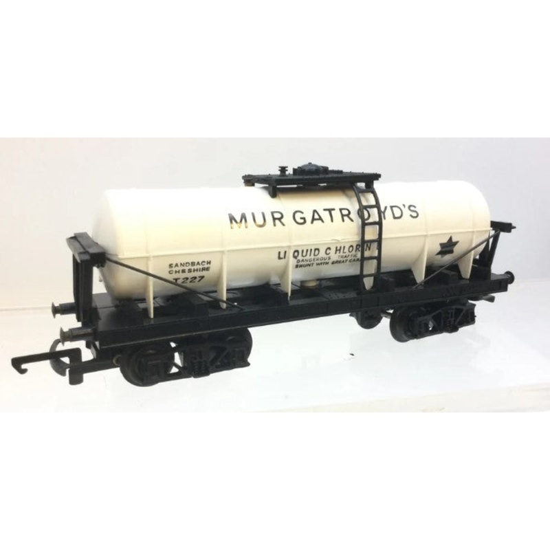 R247 HORNBY Bogie Tank Wagon “MURGATROYD’S” liquid chlorine – BOXED
