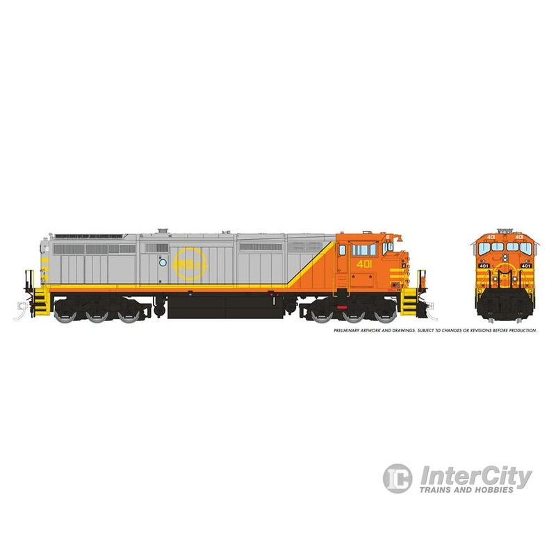 Rapido 024024 HO Dash8-40CM (DC/Silent): QNSL: #402