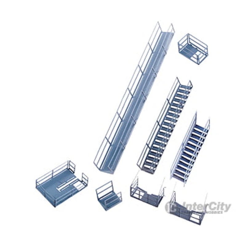 Walthers Cornerstone 2939 Photo-Etched Kit — Platforms & Stairways