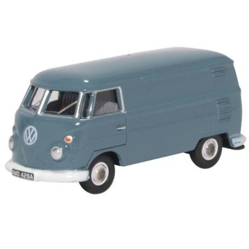 76VWS003 OXFORD DIECAST VW T1 van in dove blue