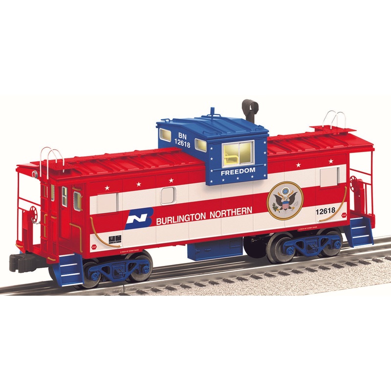 Lionel 6-84130 Burlington Northern Wide Vision Caboose O scale
