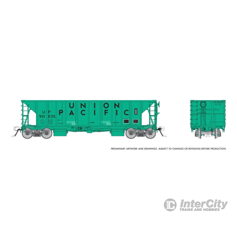 Rapido 158021 HO NSC Ballast Car: Union Pacific – Early: 3-Pack #2