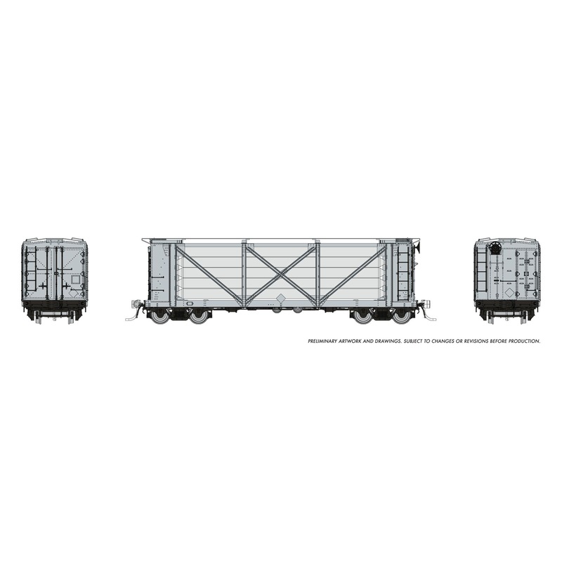 Rapido 195099 HO ACF Helium Car: Painted, Unlettered: Single Car