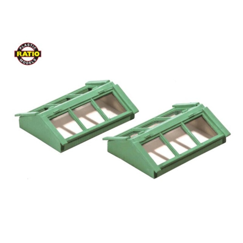 RAT-512 RATIO Skylights (can be used as cold frames) – OO Gauge