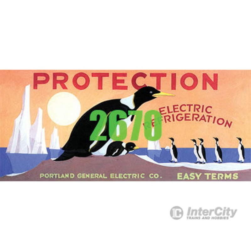 Tichy Train Group 2670 Electric Refrigeration Billboard – Kit