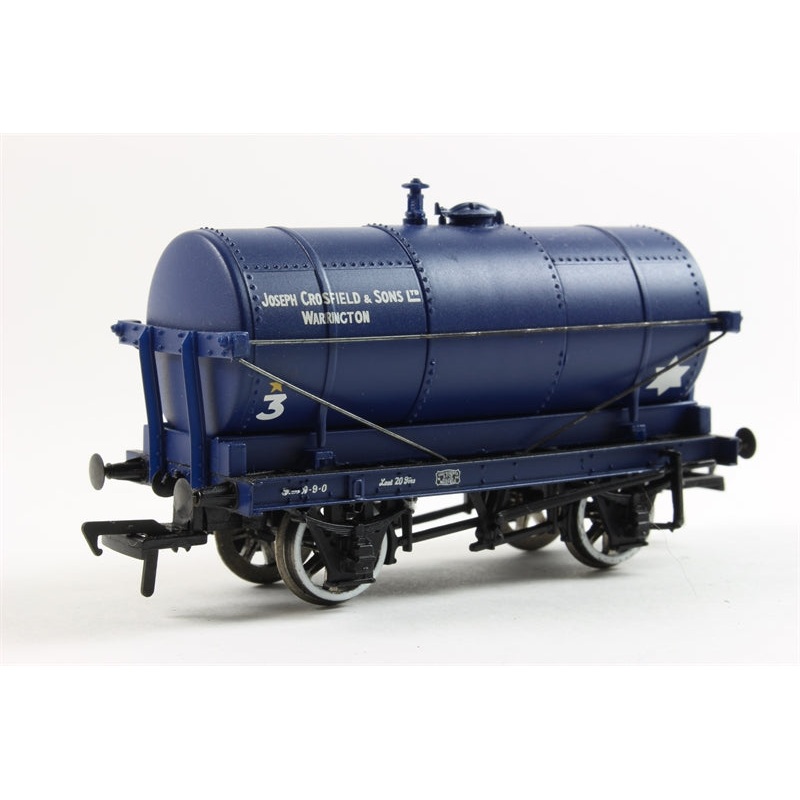 37-652 BACHMANN 14 Ton Tank Wagon with Small Filler Cap 3 in “JOSEPH CROSSFIELD” Blue Livery – BOXED