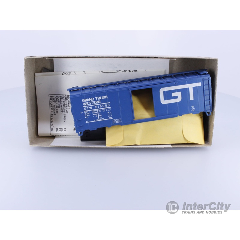 Athearn 2294 HO 40′ Box Car Kit Grand Trunk Western (GTW) 516080