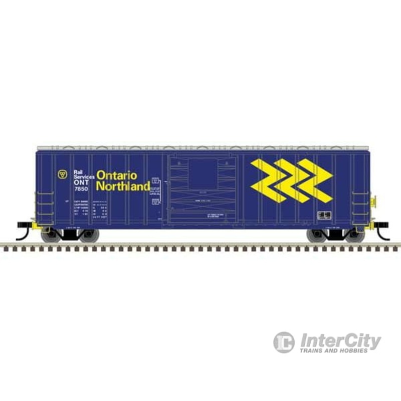 Atlas 20007001 Berwick 50′ Boxcar – Ready to Run – Master(R) — Ontario Northland #7850 (blue, yellow)