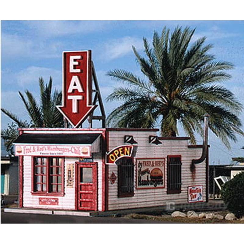Blair Line 190 Fred & Red’s Hamburgers — Kit – 2 x 4-1/2″ 5 x 11.2cm