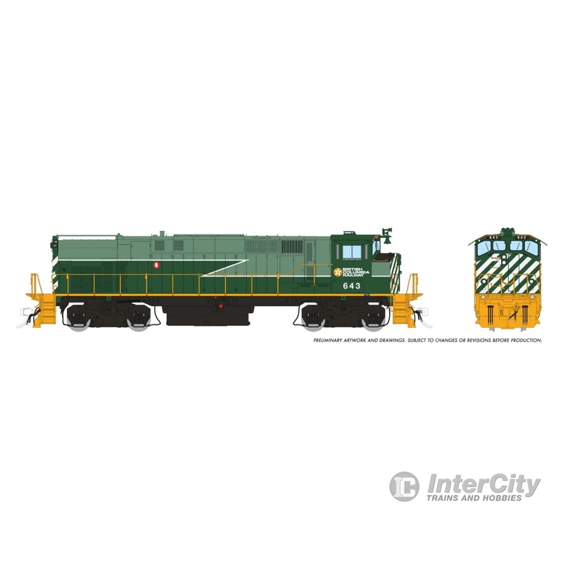 Rapido 033031 HO M420 (DC/Silent): BCR – Green Lightning Stripe Scheme: #643