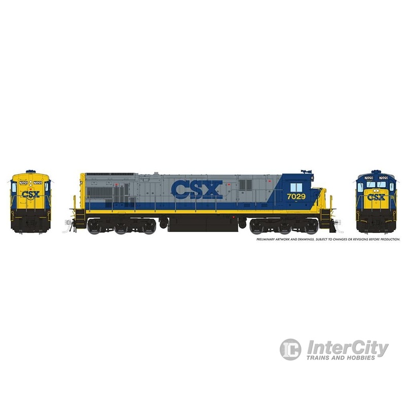 Rapido 042515 HO C30-7 (DC/DCC/Sound): CSX – YN2 Schame: #7041