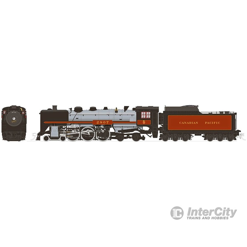 Rapido 601515 HO H1a 4-6-4 Hudson (DC/DCC/Sound): CPR – Beaver Shield: #2807