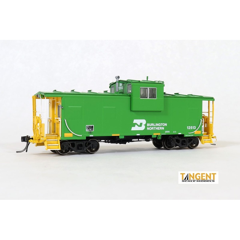 Tangent HO 60316-01 Burlington Northern (BN) “WFE Rebuild 2016+ Era w/ FRA Light” BN International Wide-vision Caboose – #12513