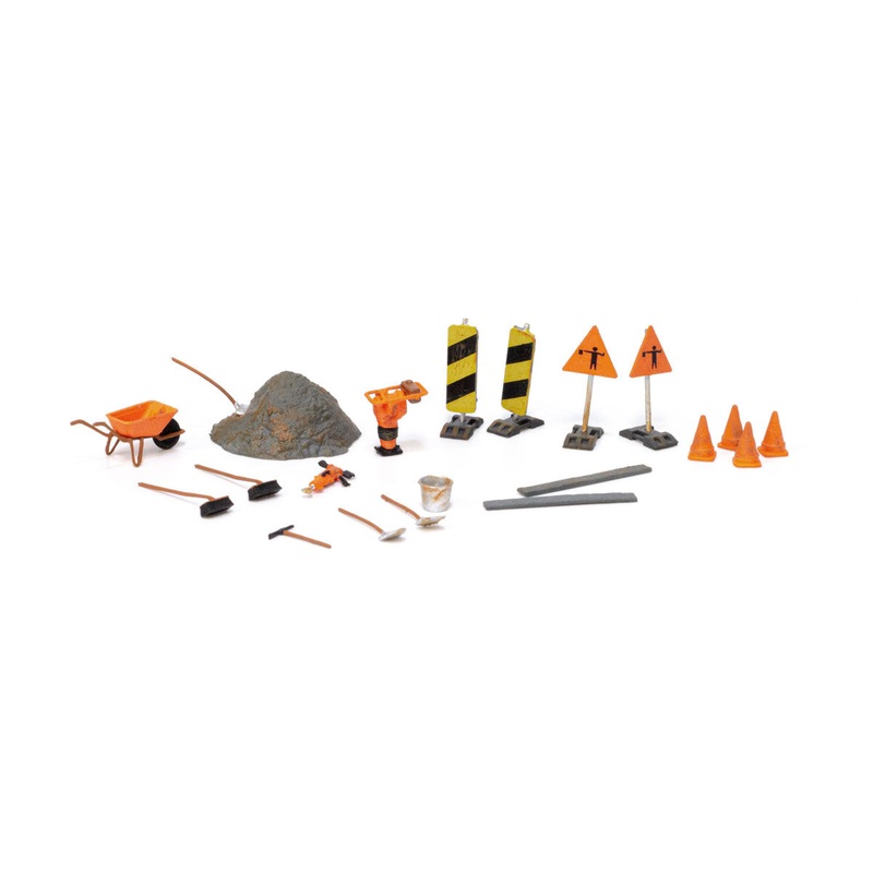 Woodland Scenics WDSA1851 Road Crew Details HO Scale