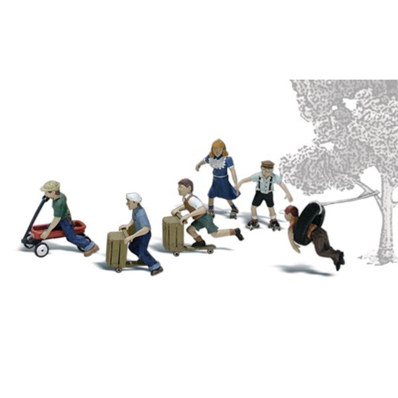 Woodland Scenics WDSA1921 Playtime HO Figures