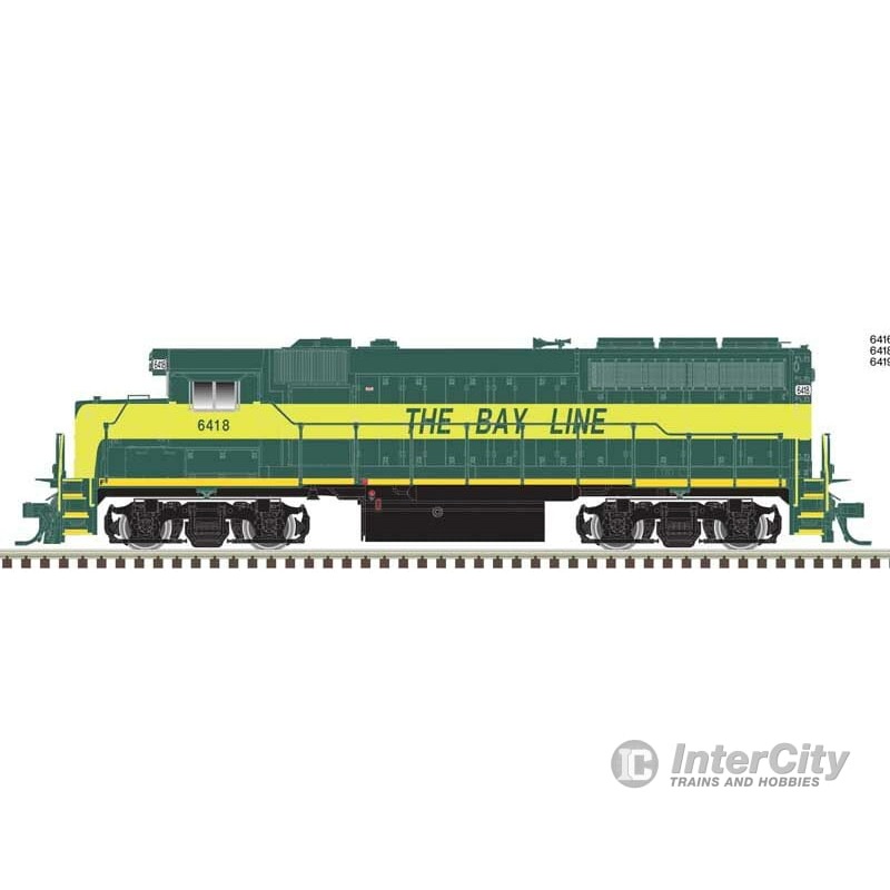 Atlas 10004240 EMD GP40-2 – Sound and DCC – Master(R) Gold — Atlanta & St. Andrews Bay #6419 (Front & Rear Ditch Lights, green, yellow)