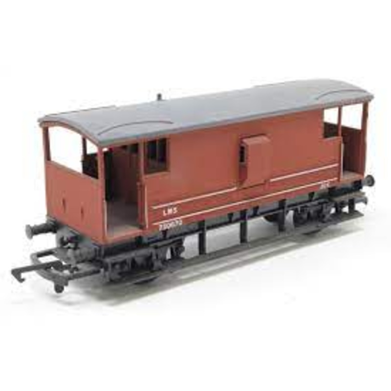 B2 DAPOL 20T Goods Brake Van 730670 in LMS brown – BOXED