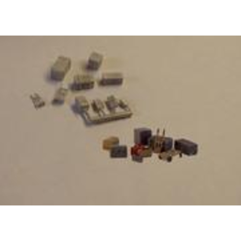 B61 P&D MARSH  Sack trucks / luggage / packing cases – N Gauge – unpainted