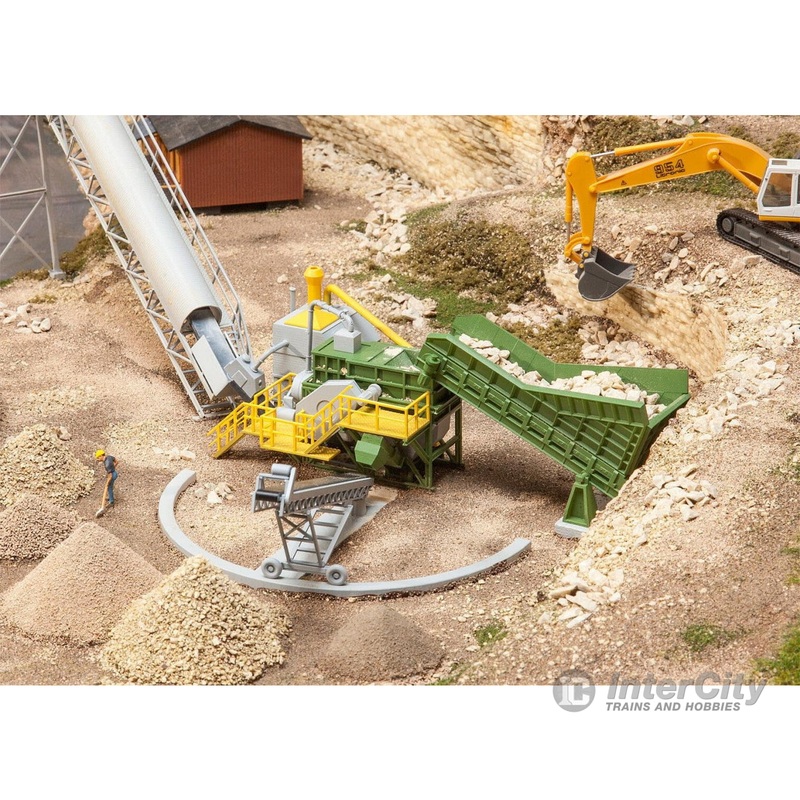 Faller 130173 HO Jaw crusher with conveyor belt