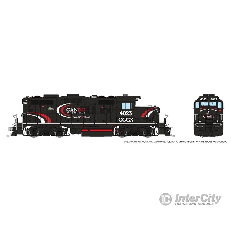 Rapido 054521 HO GP9u (DC/DCC/Sound): Cando (CCGX): #4023