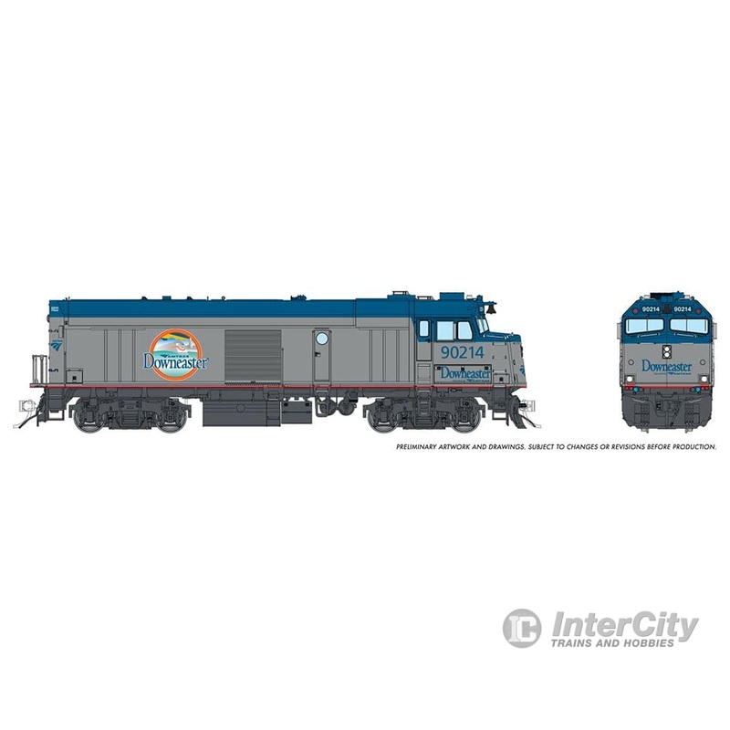 Rapido 081021 HO Amtrak NPCU “Cabbage” (DC/Silent): Amtrak – Downeaster: #90220