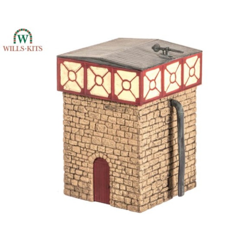 SS34 WILLS Water Tower and Stone Base Kit
