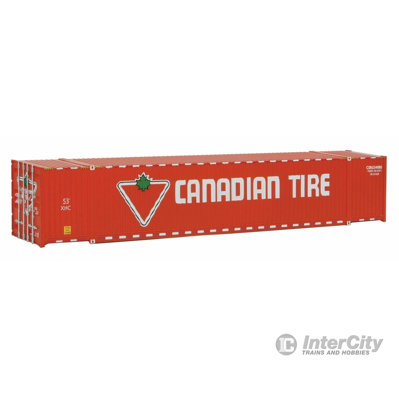 Walthers SceneMaster 8514 53′ Singamas Corrugated-Side Container – Ready to Run — Canadian Tire (red, white, green)