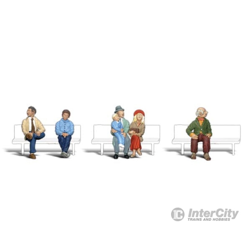 Woodland Scenics 2031 Architectural Models(R) Seated People — 1/16″