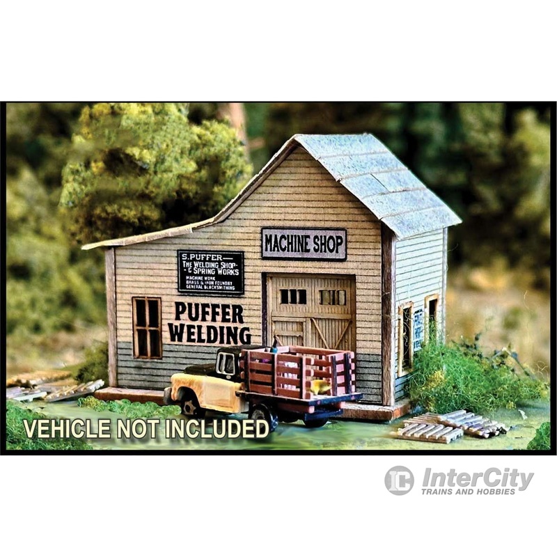 Bar Mills Scale Model Works N 5031 Puffer Welding — Laser-Cut Wood Kit – 2-1/2 x 1-1/2″ 6.4 x 3.8cm