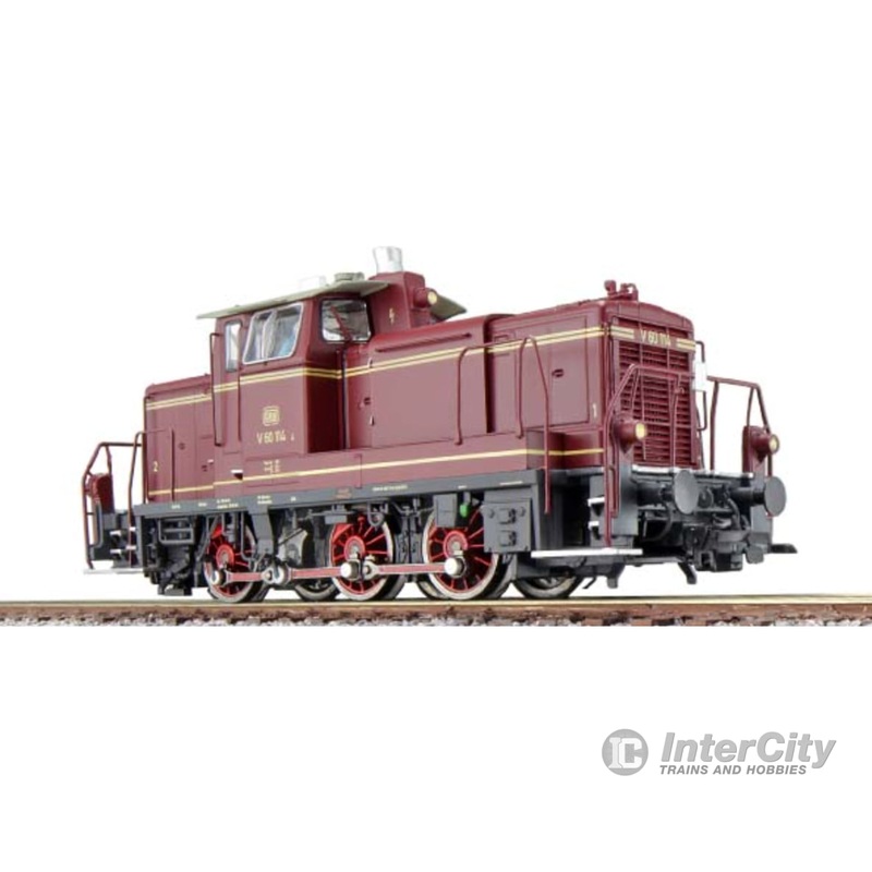 ESU 31743 H0 Diesel loco, V60 114 DB/DFS, oldred, Era VI, prototype around 2020, Sound+Smoke, el. Coupler, DC/AC