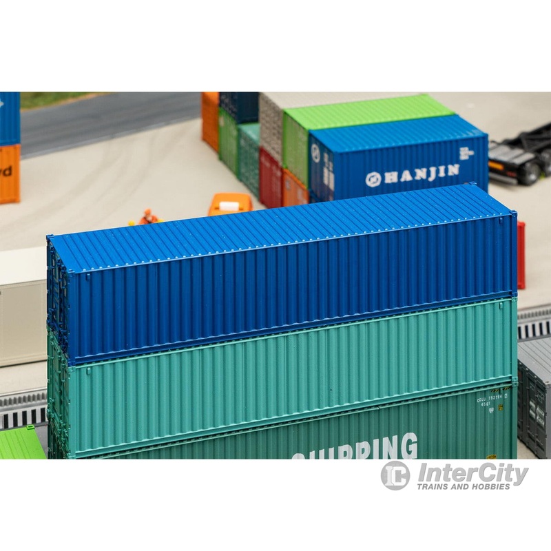 Faller 182102 HO 40′ Container, blue