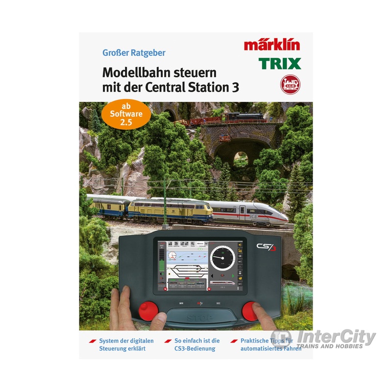 Marklin 03084 HO Model Railroad Manual “Digital Control with the Mrklin Central Station 3”