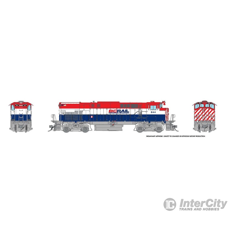 Rapido 033035 HO M420 (DC/Silent): BCR – Red/White/Blue Scheme: #642