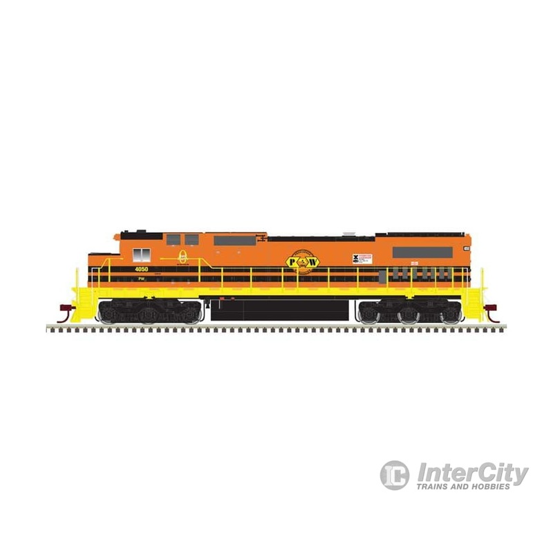 Atlas 40005647 GE Dash 8-40C – Front & Rear Ditch Lights – Standard DC – Master(R) — Providence & Worcester #4052 (orange, yellow)