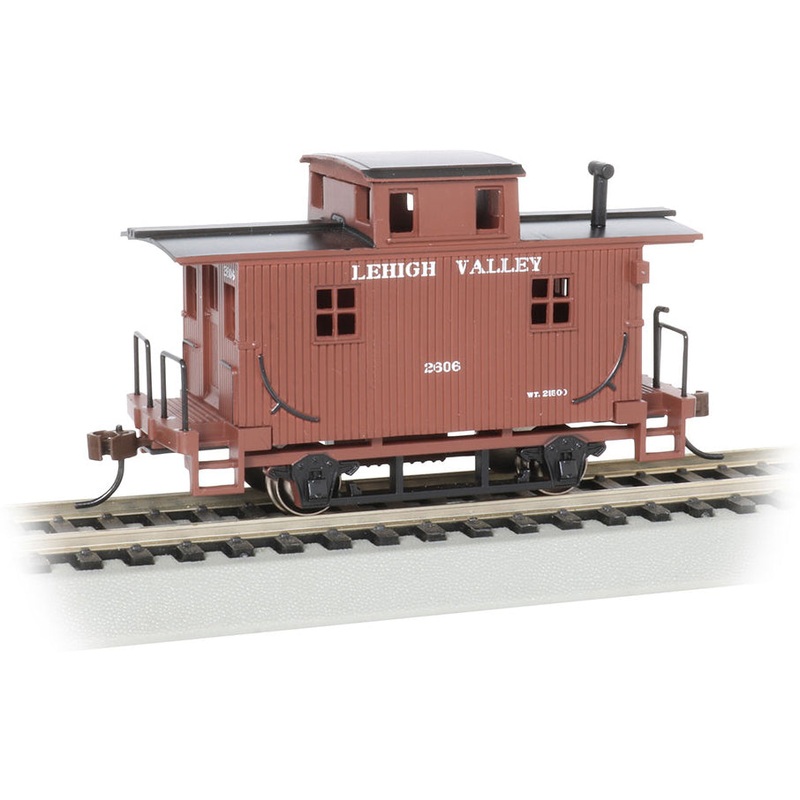 Bachmann 18405 Lehigh Valley Old Time Bobber Caboose HO Scale