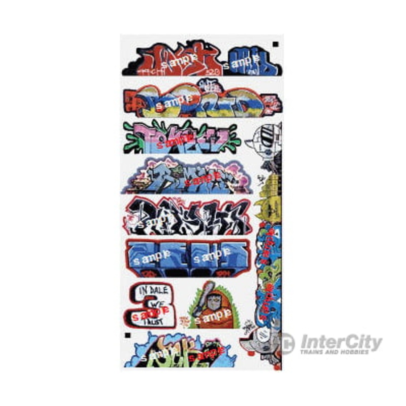 Blair Line 1263 Mega Set Modern Tagger Graffiti Decals — #14 pkg(10)