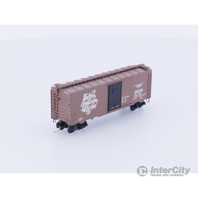Micro Trains 20029 N 40′ Standard Box Car Double Doors New York New Haven and Hartford Railroad (NH) 35143