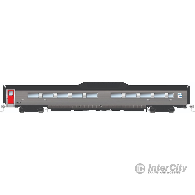 Rapido 016409 HO Budd Roger Williams Unpowered intermediate car: Amtrak