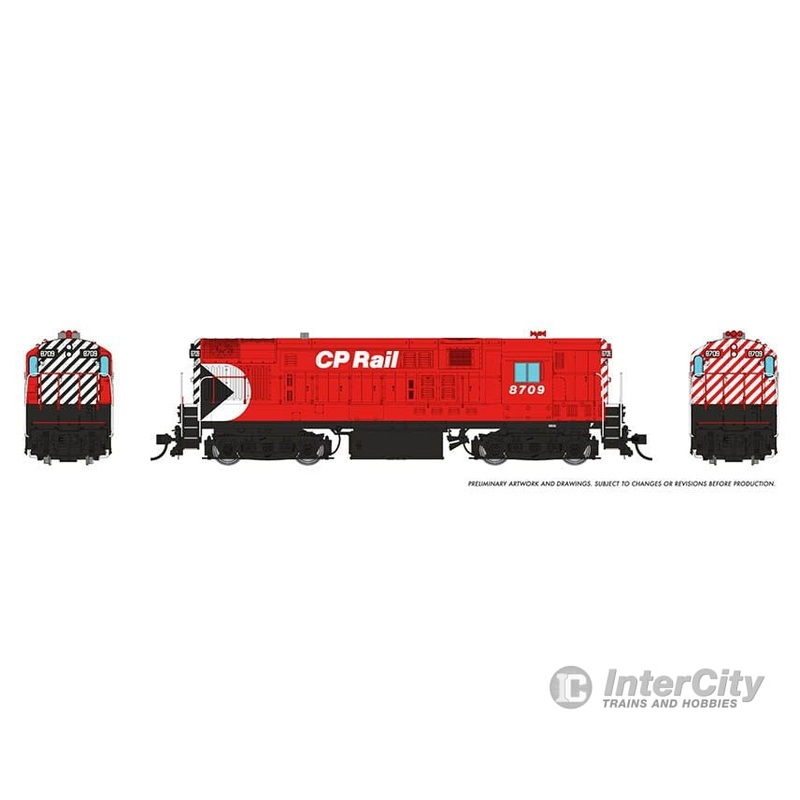 Rapido 044541 HO Scale H16-44 (DC/DCC/Sound): CP Rail – Action Red Scheme: #8716