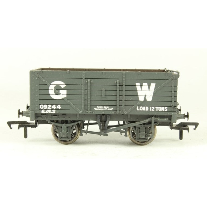 37-079 BACHMANN 7 Plank End Door Wagon G.W. (Grey) 09244 – BOXED