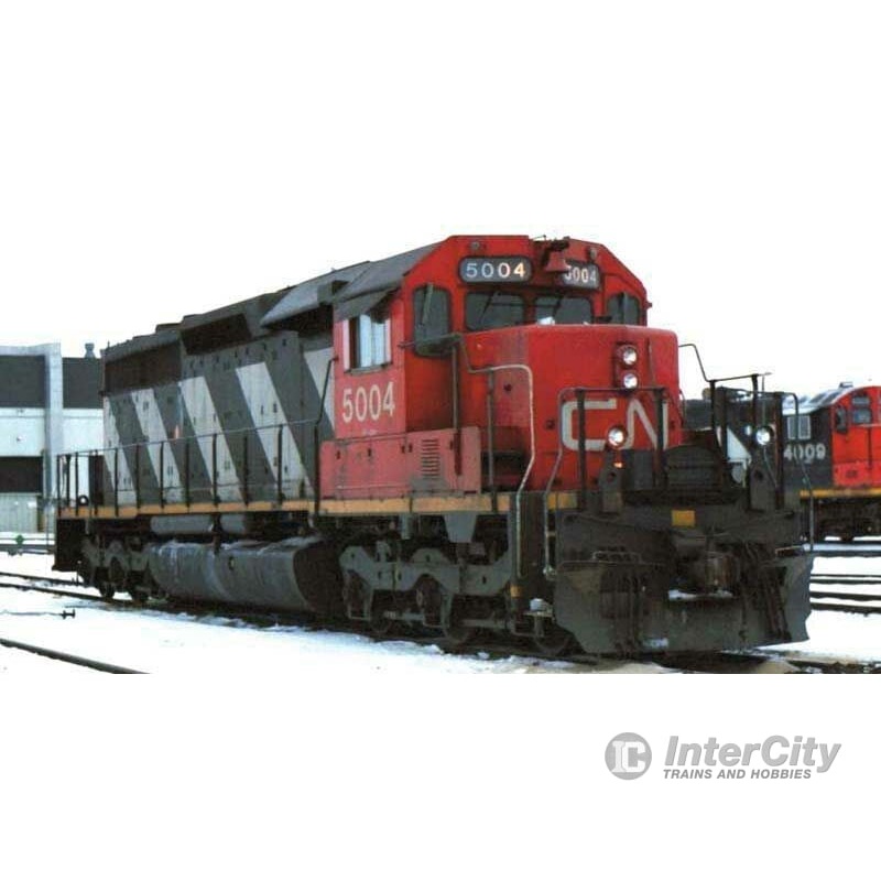 Bowser HO #24961 CN Sergent Stripe Sch., w/Dynamic Brakes, Snow Shields, Ditch Lights Single Class Light Road #5004 Executive Line