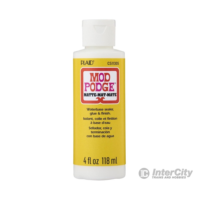 Plaid CS11305 Mod Podge Waterbase Sealer/Glue/Finish, Matte (4oz)