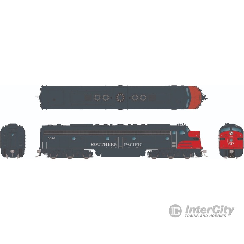 Rapido 028100 HO EMD E8A (DC/Silent): Southern Pacific – Bloody Nose Scheme: #6054