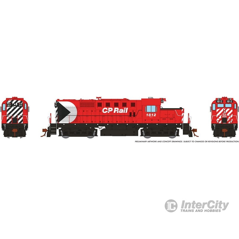 Rapido 032561 HO RS-18 (DC/DCC/Sound): CP Rail (Multimark) #1818
